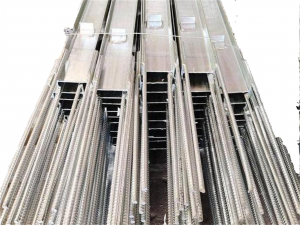 H-100mm Section Welding Rebar Steel Concrete Sleeper Retaining Wall Posts