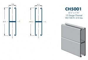Weld 100PFC 45°Corner Post HDG Retaining Wall Post