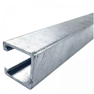 slotted strut rail c channel 41/41 cheap galvanized steel solar photovoltaic