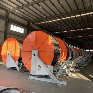 Agricultural sprinkler hose reel rain gun irrigation system