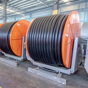 Agricultural sprinkler hose reel rain gun irrigation system