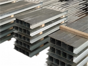 H-100mm Section Welding Rebar Steel Concrete Sleeper Retaining Wall Posts