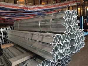 Weld 100PFC 45°Corner Post HDG Retaining Wall Post