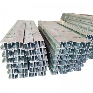 90 Degree Corners Galvanised Welded Channels Steel Retaining Wall Post