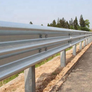 Galvanized highway guard rail highway barrier