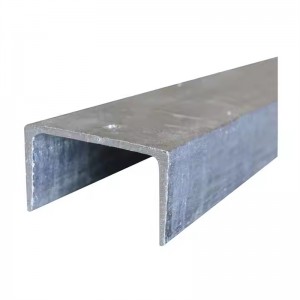 Hot-Dip Galvanized Steel Channel for Retaining Wall DIY C-Section End Post