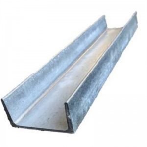 Hot-Dip Galvanized Steel Channel for Retaining Wall DIY C-Section End Post