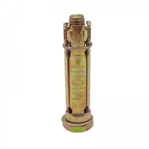 3/4PCS Fix Bolt Grade 4.8 8.8 Yellow Zinc Plated manufacture