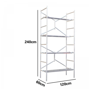 Foldable scaffolding construction scaffolding platform system