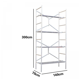 Foldable scaffolding construction scaffolding platform system