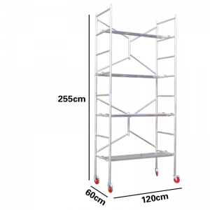 Foldable scaffolding construction scaffolding platform system