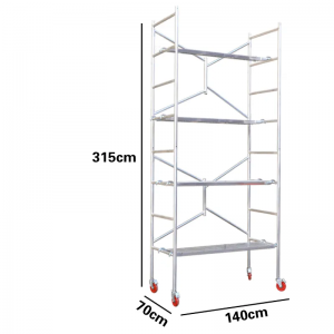 Foldable scaffolding construction scaffolding platform system
