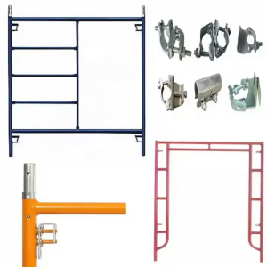 Ladder Frame Scaffolding Q235 Steel For Construction