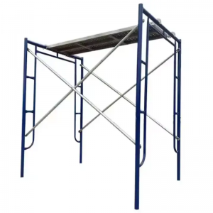 Ladder Frame Scaffolding Q235 Steel For Construction