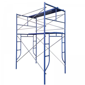 Ladder Frame Scaffolding Q235 Steel For Construction