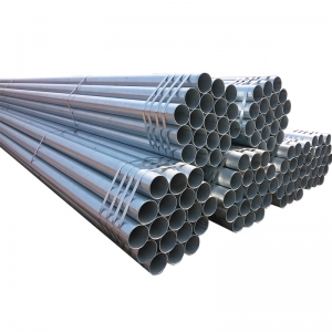 Tianjin Manufacturer 13655 ERW Welded Q235 Low Carbon Hot DIP Galvanized Scaffolding Steel Pipe/Tube
