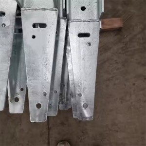 Durable Galvanized Timber Fence Bracket for Steel Retaining Walls