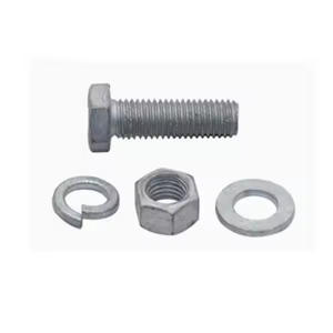 Factory supplies zinc white plated assembly bolts/nuts/washers