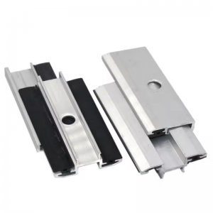 High Quality Aluminum Pv Mounting Thin Film Frameless Solar Panel Clamp