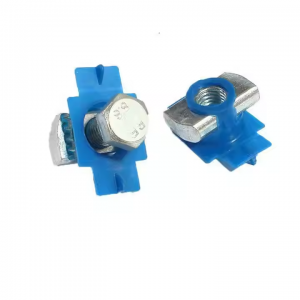 Hot Dip Galvanized Channel Nut With Plastic Holder Wing Channel Nuts