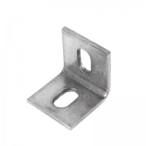 Solar Accessories Unistrut Two-hole angle fitting / Angle Connector Zinc Plated