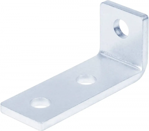 Solar Accessories Unistrut Two-hole angle fitting / Angle Connector Zinc Plated