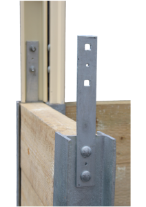 Steel Fence Post Bracket for Steel Retaining Walls