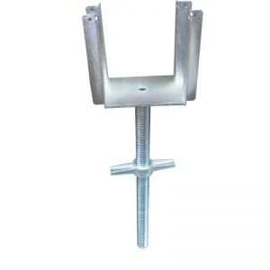 forkhead acrow prop four way fork head top scaffolding