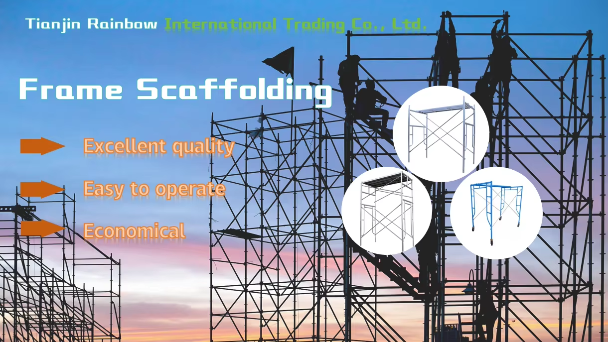 High Quantity Galvanized Frame Scaffolding