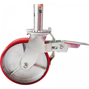 Heavy Duty Scaffolding Swivel Caster Wheel with Brake