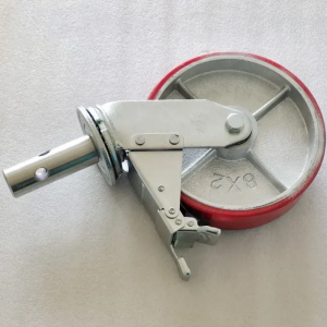 Heavy Duty Scaffolding Swivel Caster Wheel with Brake