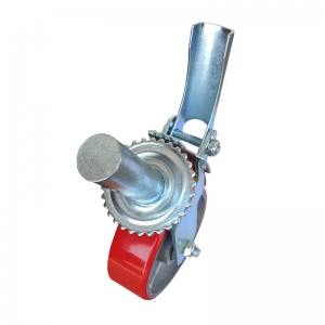 Heavy Duty Scaffold Caster Wheel with Brake Rubber with Iron Core