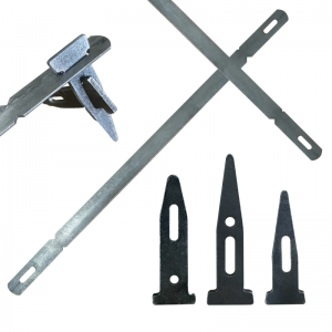 Concrete Formwork Plywood Wall Steel Tie X Flat Tie