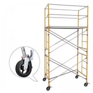 Scaffolding Parts Caster Wheel Scaffolding With Bracket