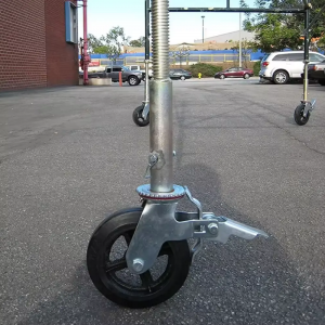 Scaffolding Parts Caster Wheel Scaffolding With Bracket