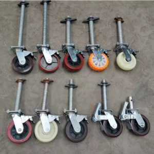 Scaffolding Parts Caster Wheel Scaffolding With Bracket