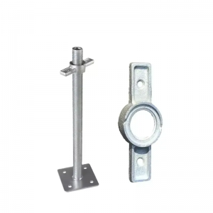 Galvanized Hollow and Solid Scaffolding Adjustable Jacks Base