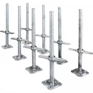Galvanized Hollow and Solid Scaffolding Adjustable Jacks Base