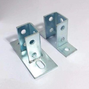 Factory Supply Photovoltaic Bracket Base Two Holes Three Holes Four Holes Straight Connector Triangle Connector