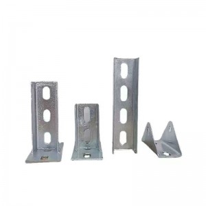 Factory Supply Photovoltaic Bracket Base Two Holes Three Holes Four Holes Straight Connector Triangle Connector