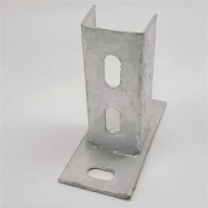 Factory Supply Photovoltaic Bracket Base Two Holes Three Holes Four Holes Straight Connector Triangle Connector