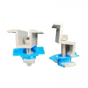 Solar mounting clamps for solar pv roof mounting structure