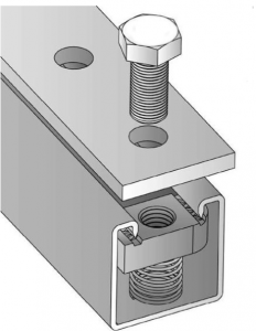 high quality M12 /M10/M6/M5/m4 Long Spring Nut 40mm Spring Length