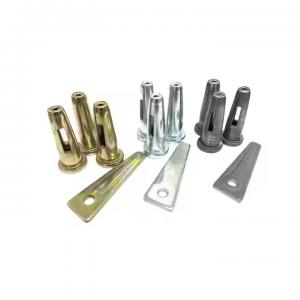 Formwork Accessories Galvanized Bolt Round Head Pin and Wedge