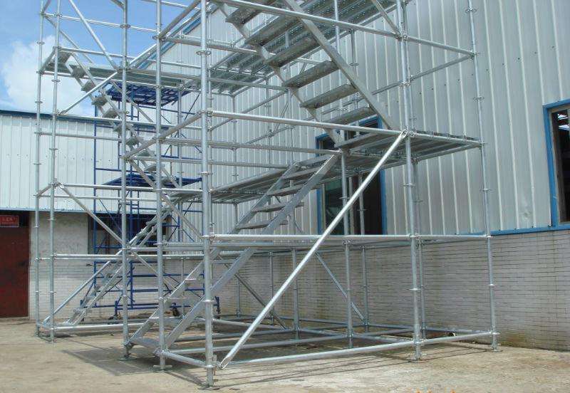 North China disc buckle steel pipe scaffold price down market wait-and-see atmosphere strong