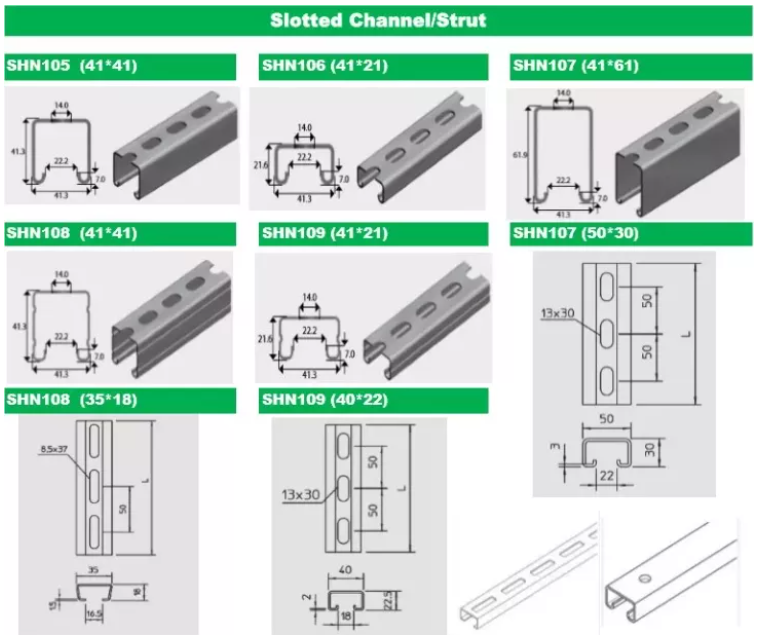 galvanized steel c channal