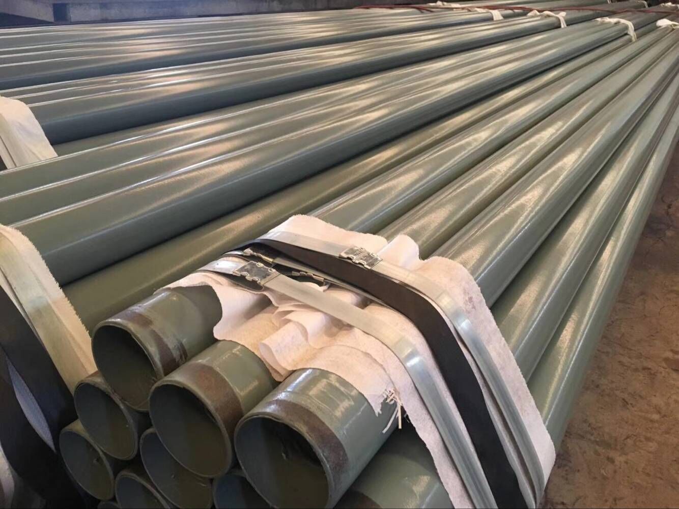Powder coated steel pipe 2